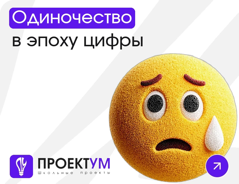 Индивидуальный проект «Одиночество в эпоху цифры» — обложка готовой работы