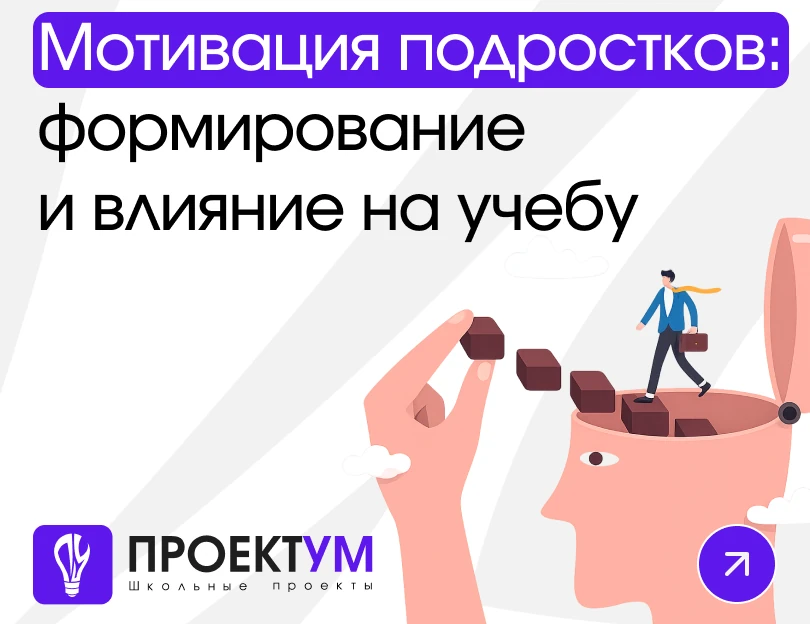 Индивидуальный проект «Мотивация подростков: факторы формирования и влияние на учебную деятельность» — обложка готовой работы