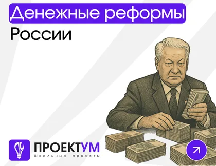 Индивидуальный проект «Денежные реформы в России» — обложка готовой работы