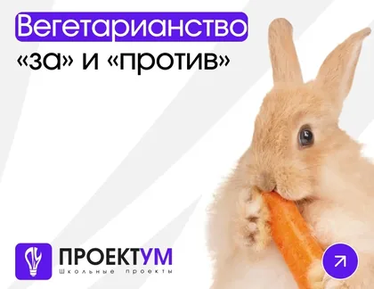 Индивидуальный проект «Вегетарианство: за или против» — обложка готовой работы
