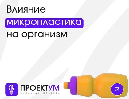 Индивидуальный проект «Влияние микропластика на организм человека» — обложка готовой работы