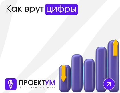 Индивидуальный проект «Как врут цифры: графики, проценты, опросы» — обложка готовой работы