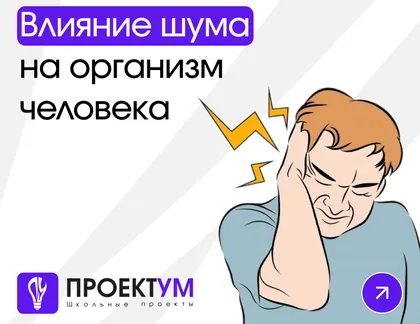 Индивидуальный проект «Влияние шума на организм человека» — обложка готовой работы
