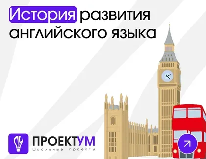 Индивидуальный проект «История развития английского языка» — обложка готовой работы
